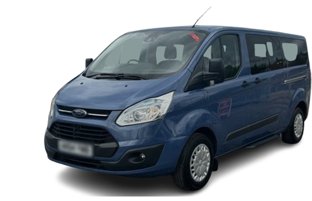 8-seater minibus with spacious interior, ideal for group bookings, private hire, and airport transfers in Northwich.